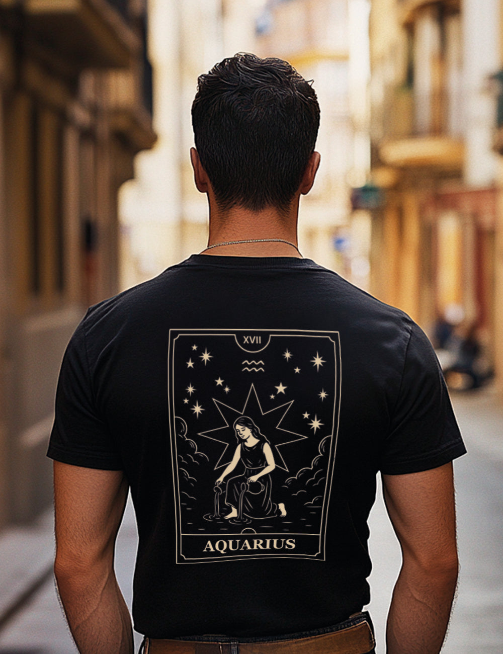 Camiseta Acuarios Tarot. L 578