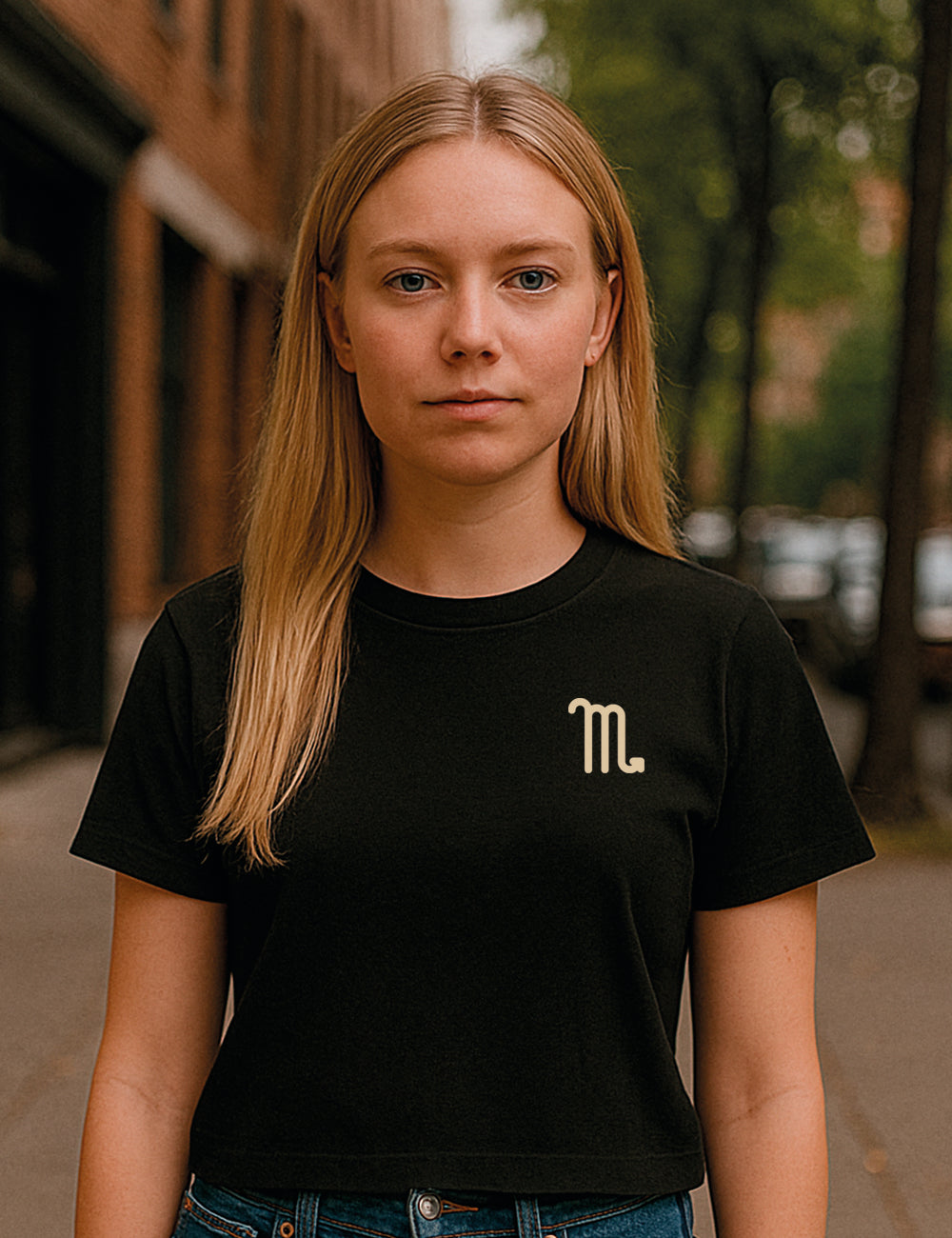 Camiseta Escorpio Tarot Crop. L 587