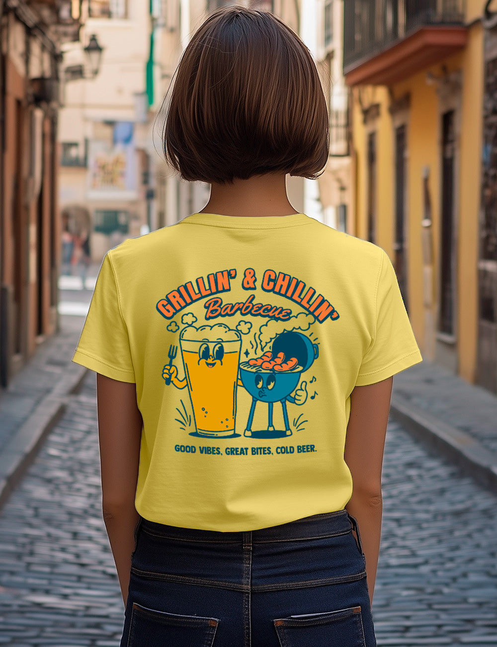 Camiseta Grillin y chillin. L 594