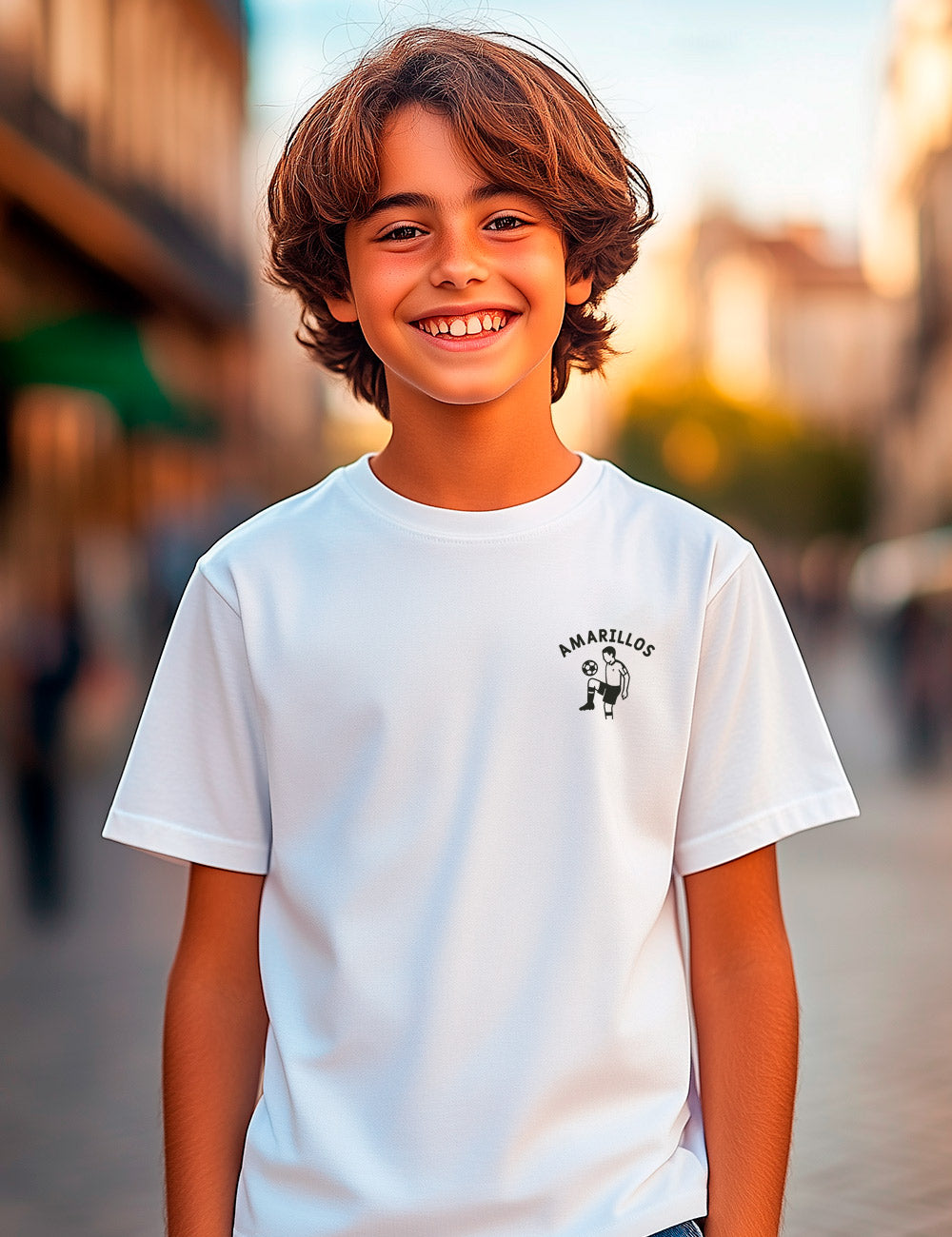 Camiseta Amarillos desde que nacĂ. L 659 Kids