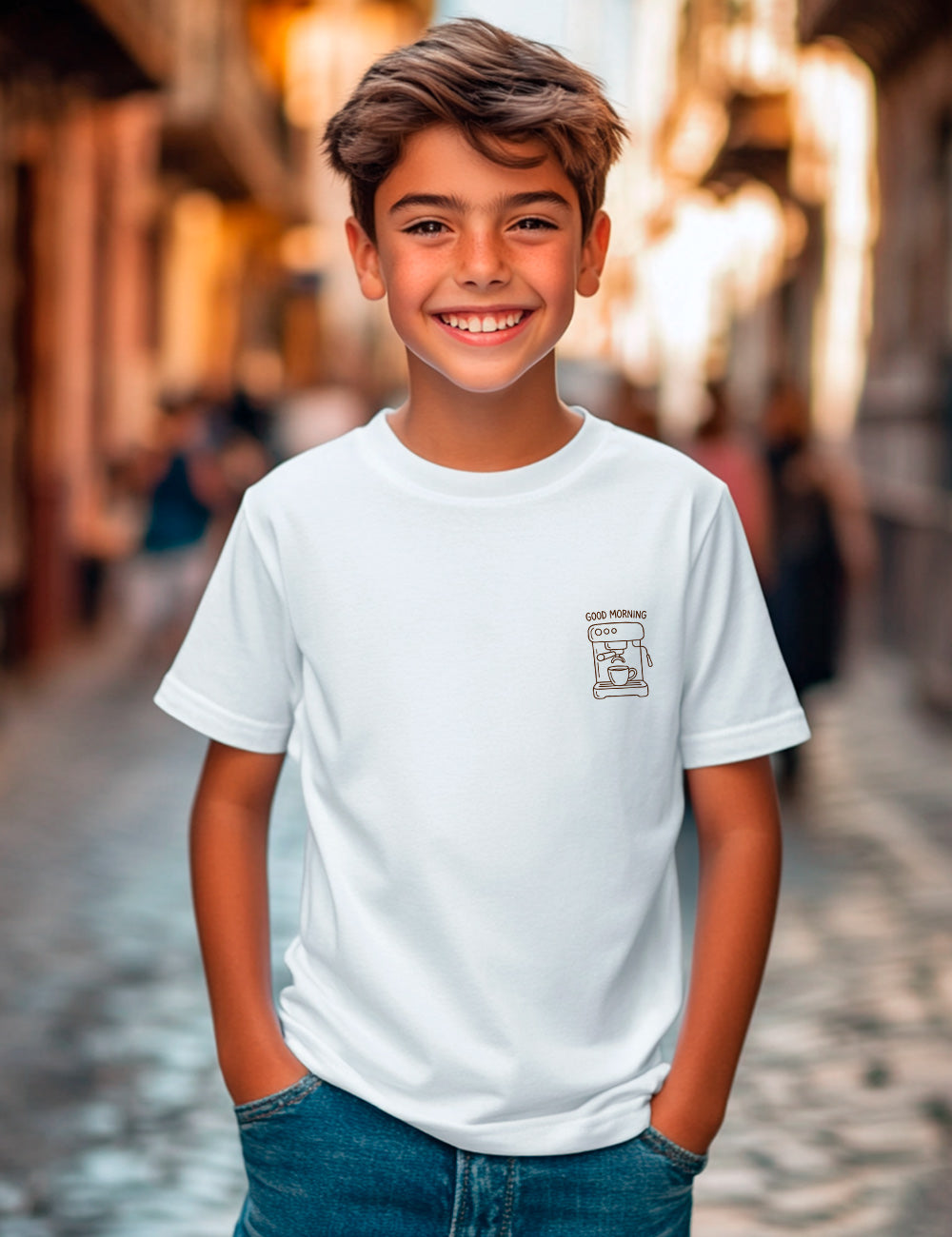 Camiseta Good morning. L 678