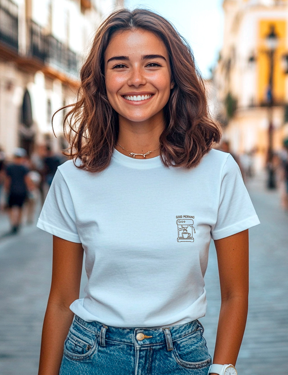 Camiseta Good morning. L 678