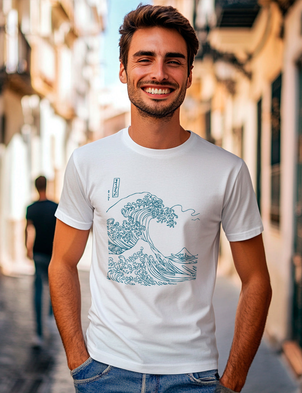 Camiseta Kanagawa line. L 679