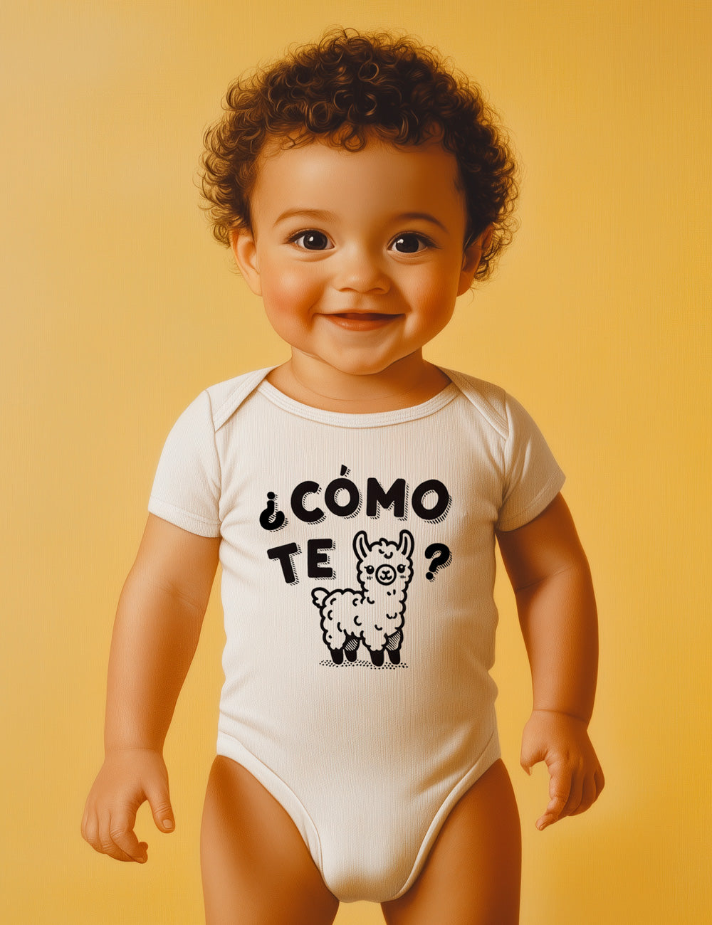 Body baby manga corta. ¿Cómo te llamas?. L 343