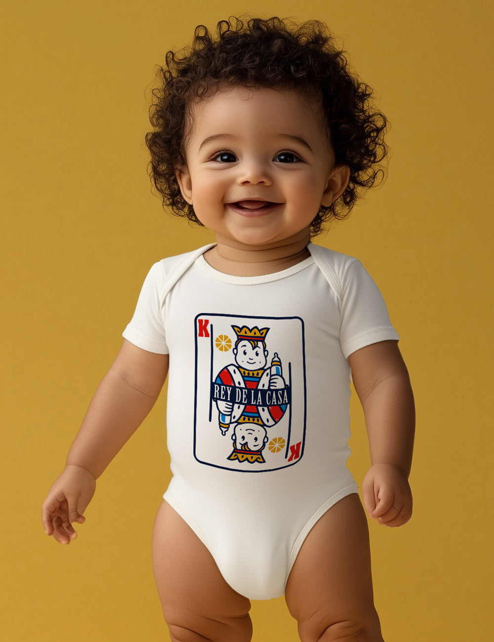 Body baby manga corta. El Rey de la casa. L 346