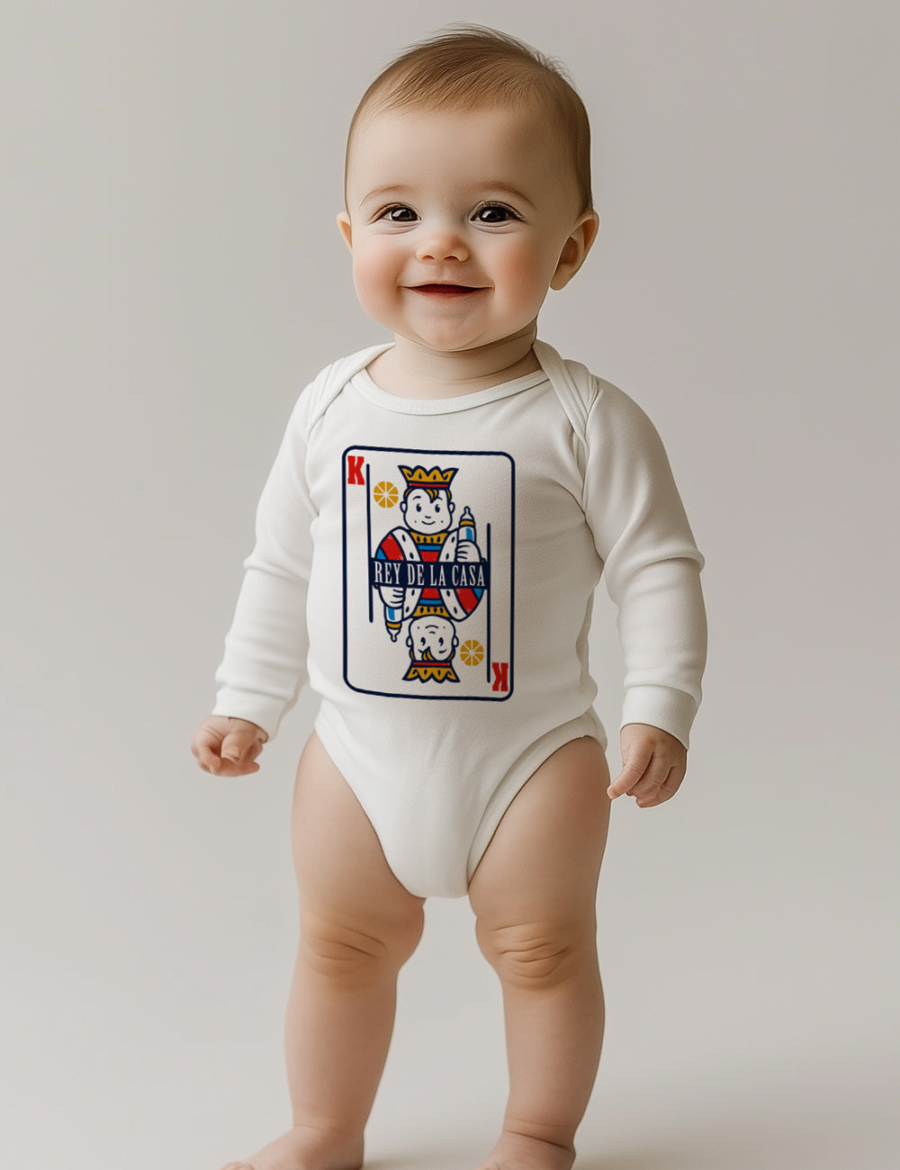 Body baby manga larga. El Rey de la casa. L 346