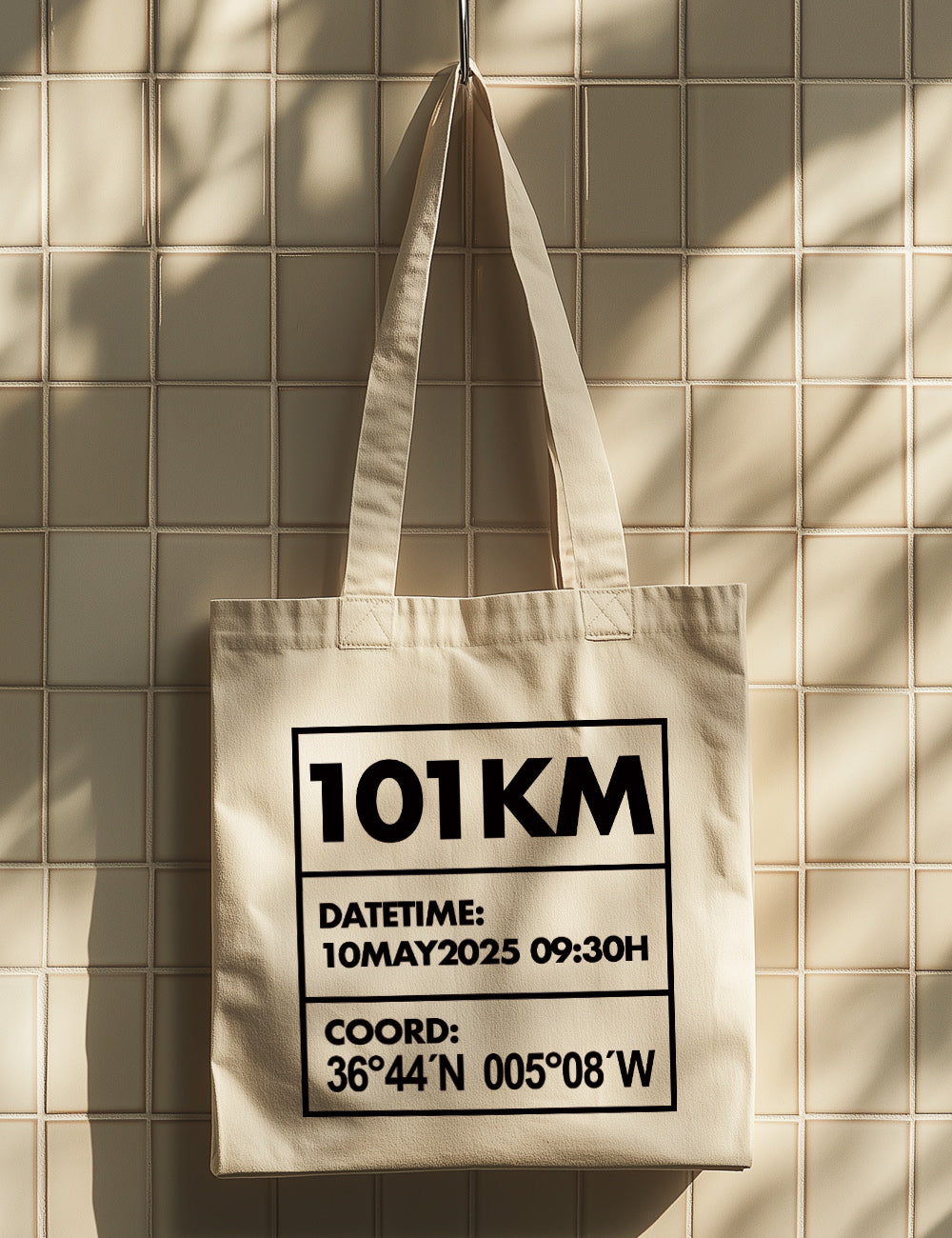 Bolsa de asas largas. 101KM Ronda. Coordenadas. L 441