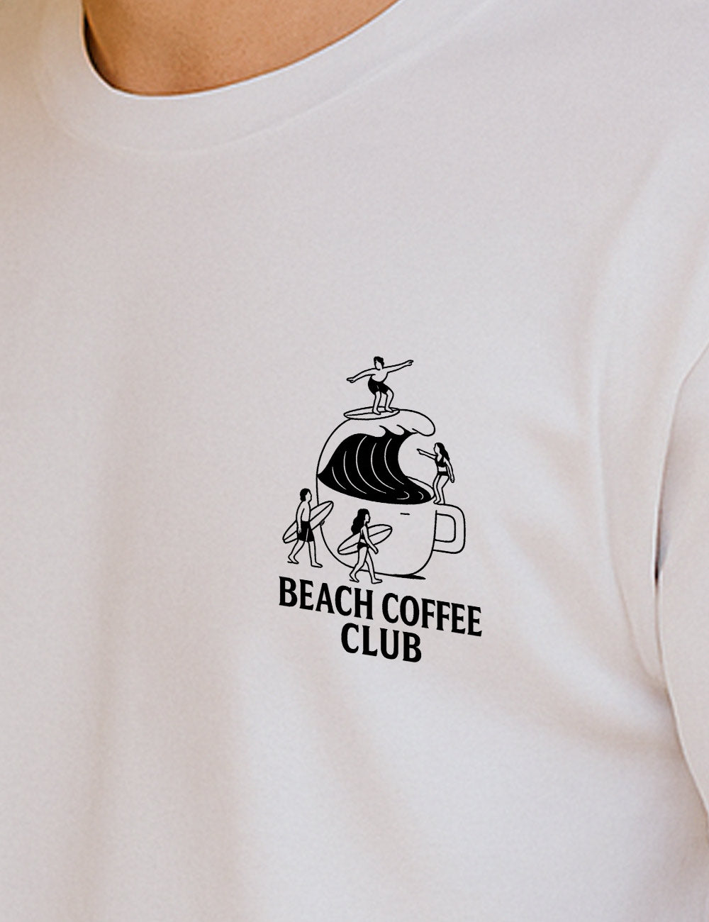 Camiseta Beach Coffe Club. L 830 LTE