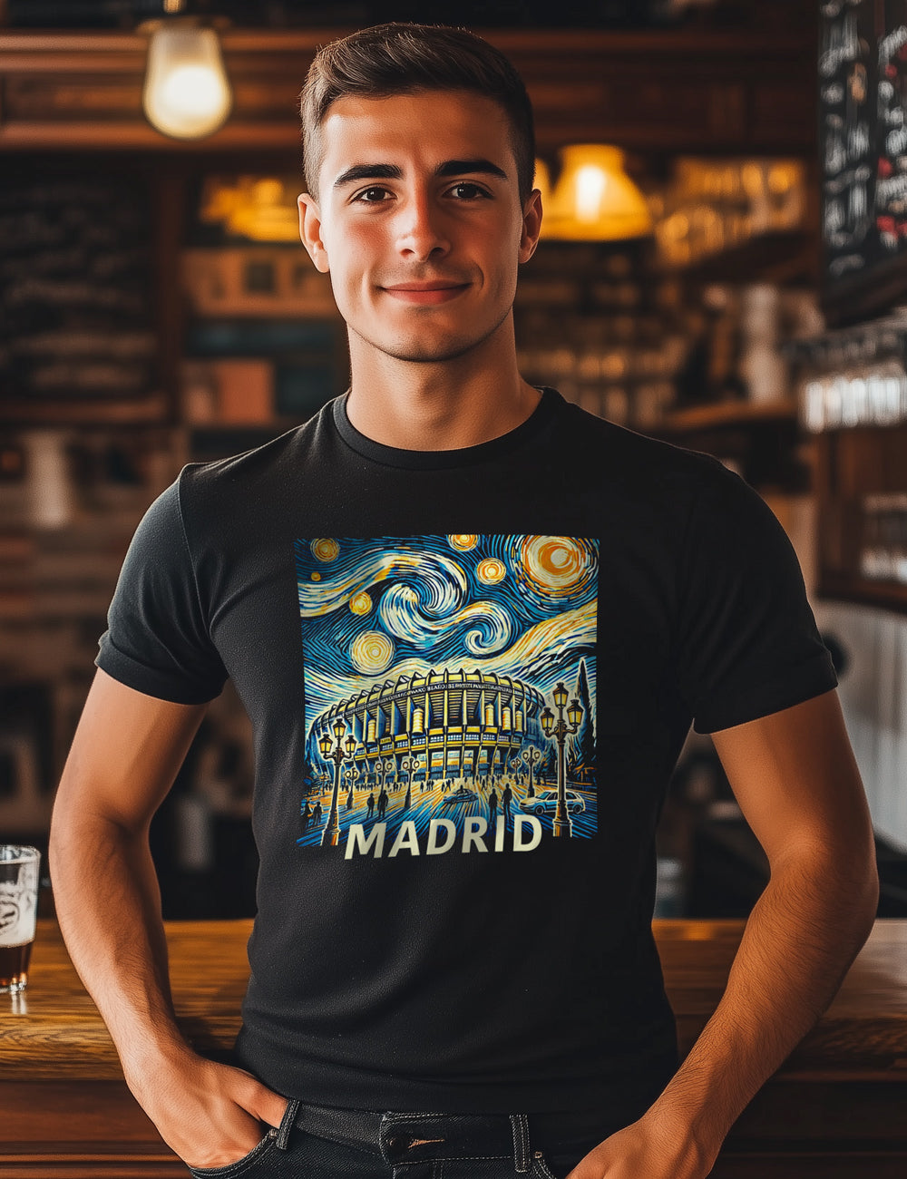 Camiseta Bernabeu Nocturno. L 273