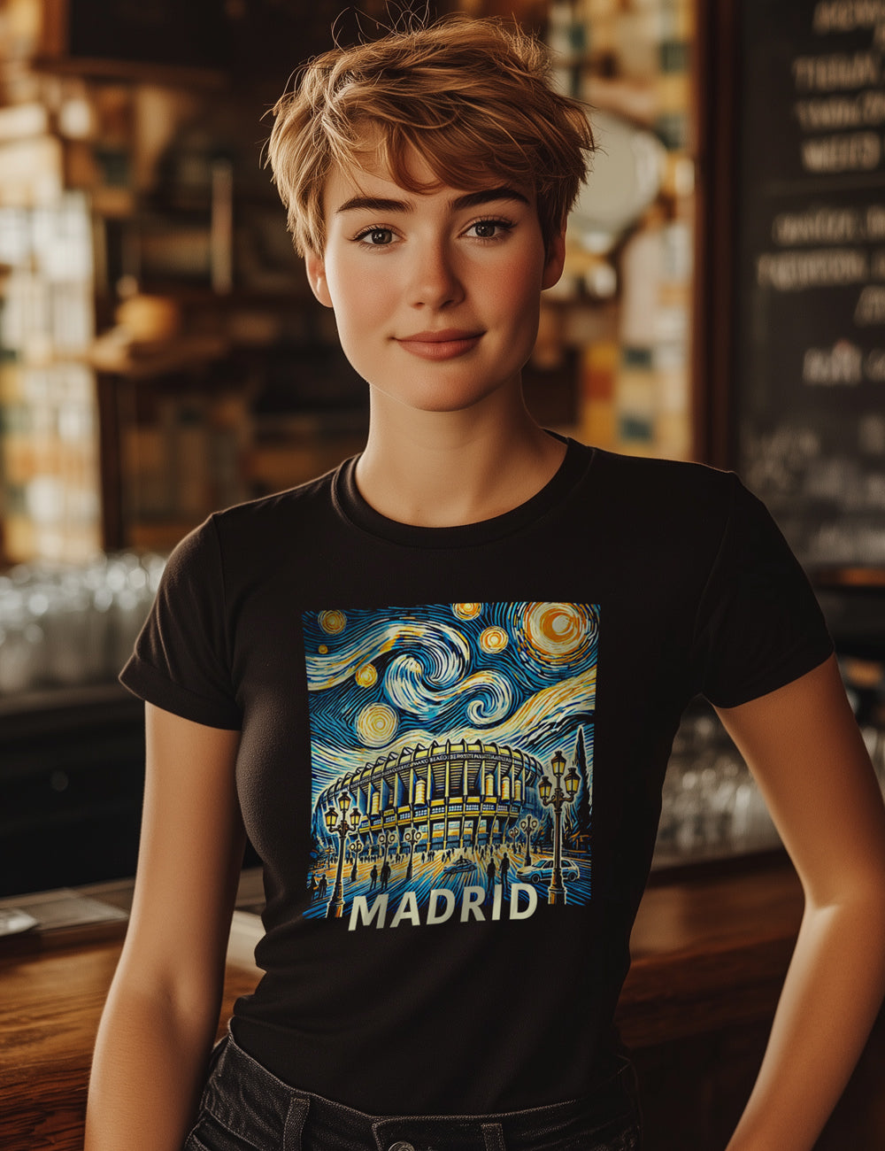 Camiseta Bernabeu Nocturno. L 273