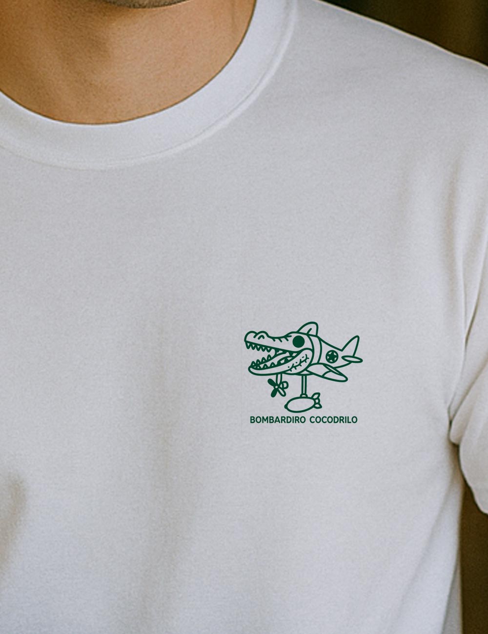 Camiseta Bombardiro Crocodilo. L 841 LTE