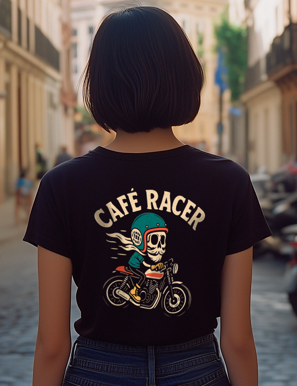 Camiseta Cafe racer. L 474