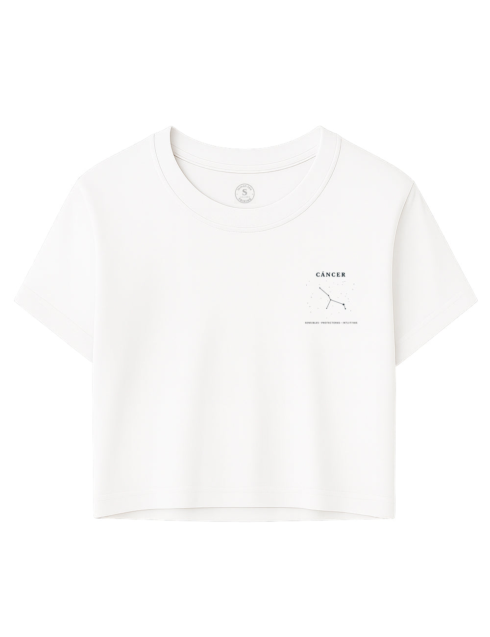 Camiseta Crop Cáncer Clasic. L 559