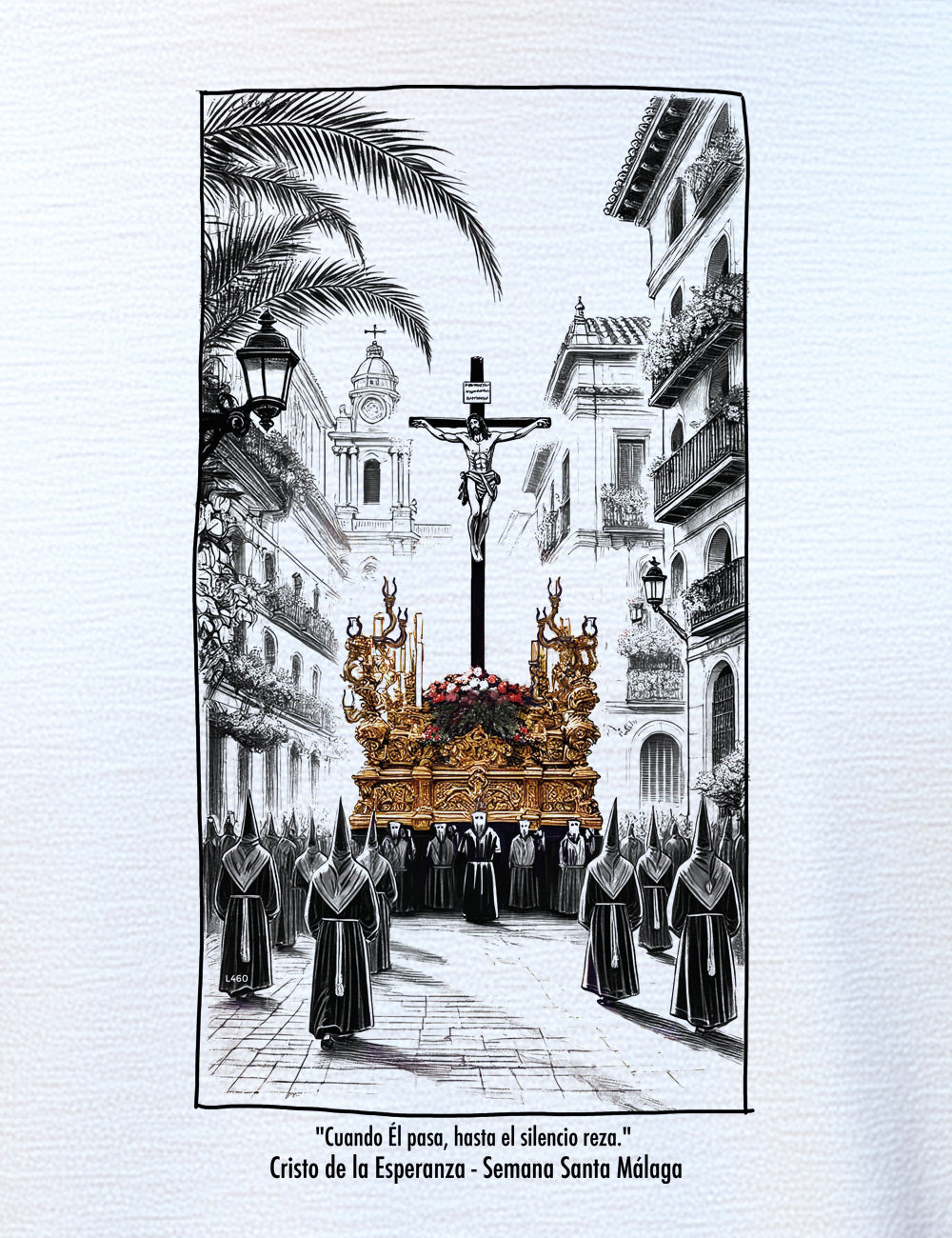 Camiseta Cristo de la Esperanza. Málaga. L 460