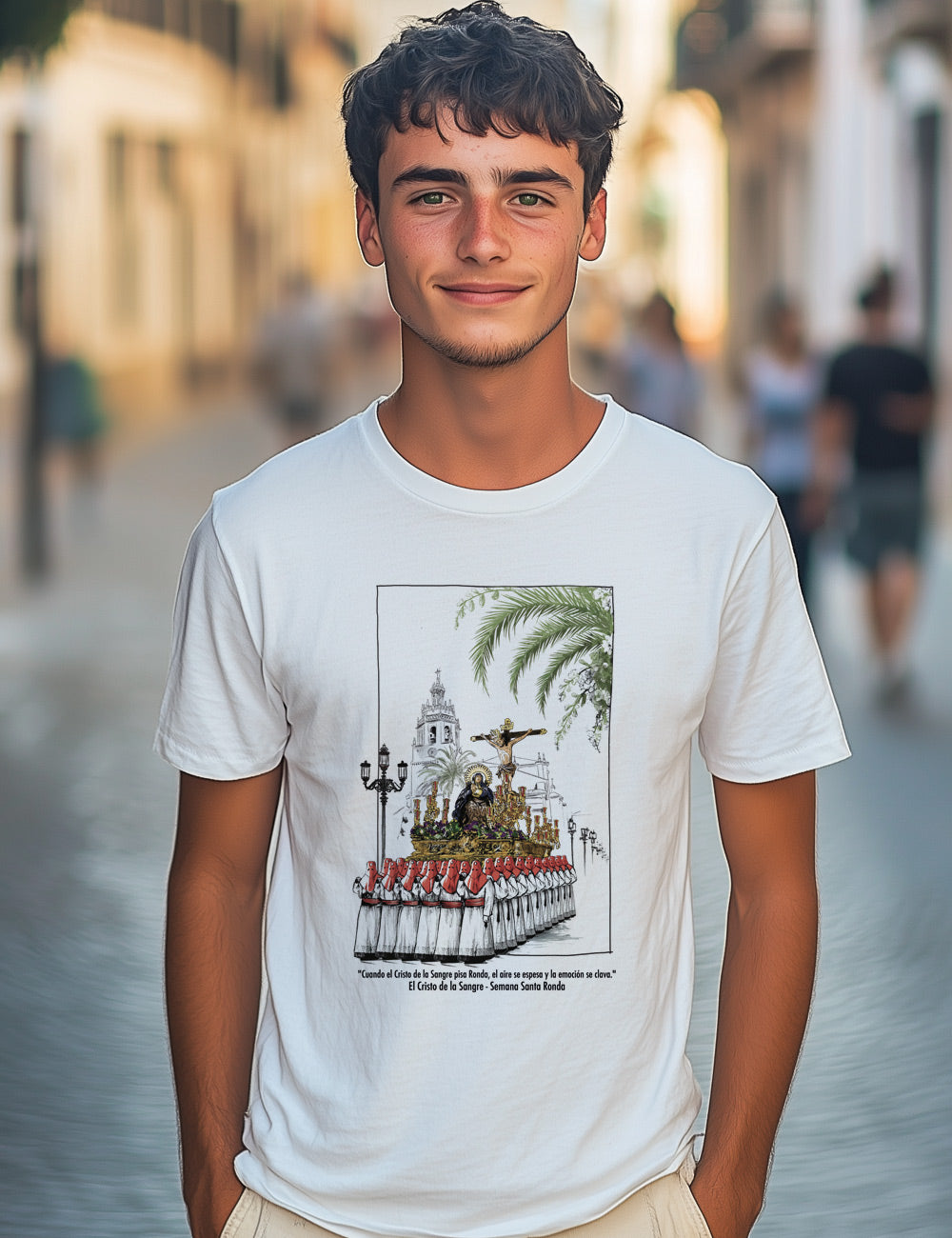 Camiseta Cristo de la Sangre. Ronda. L 423