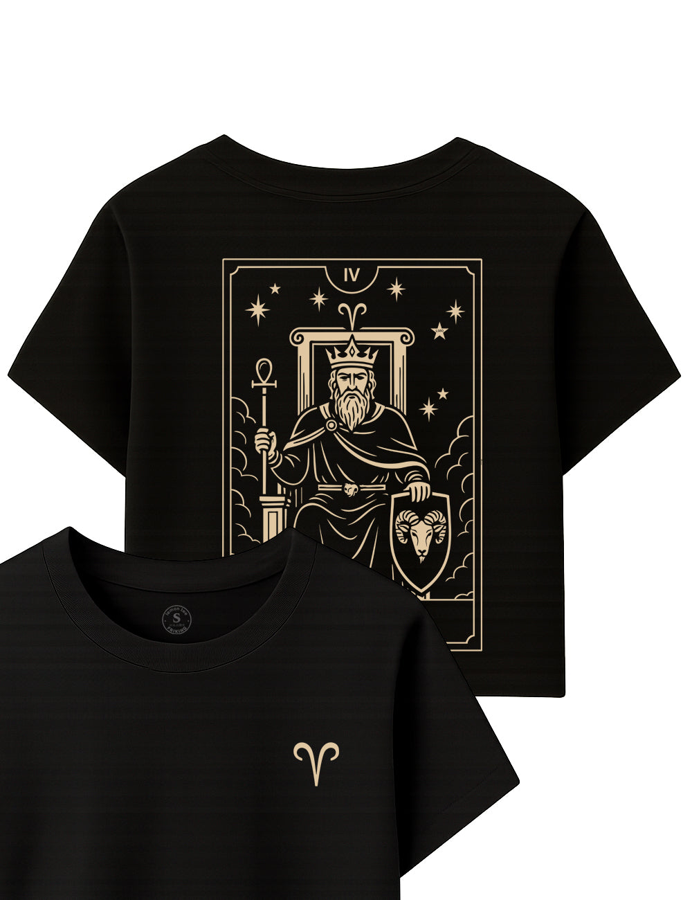 Camiseta Aries Tarot Crop. L 580