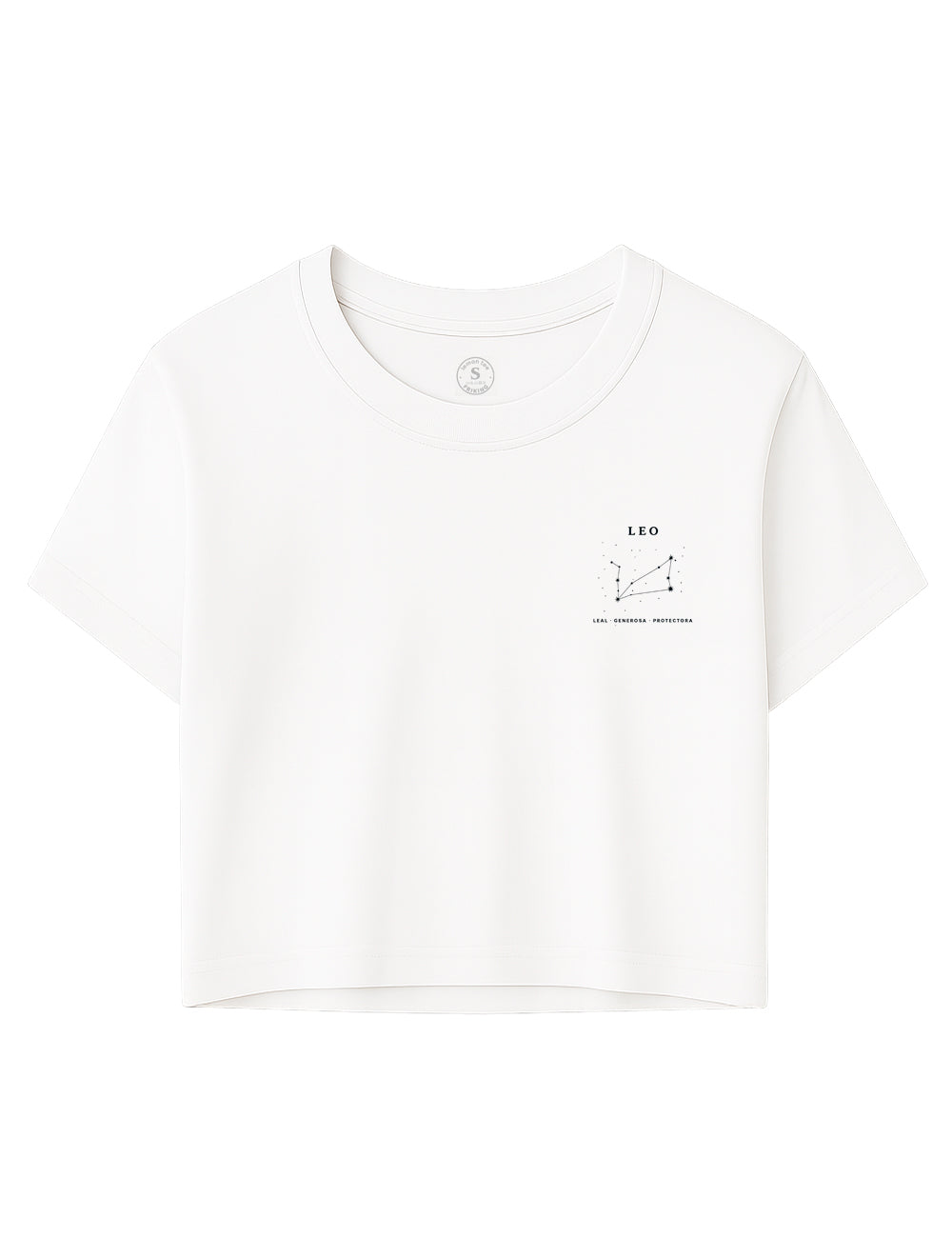 Camiseta Crop Leo Clasic. L 552