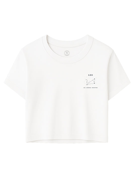 Camiseta Crop Leo Clasic. L 552