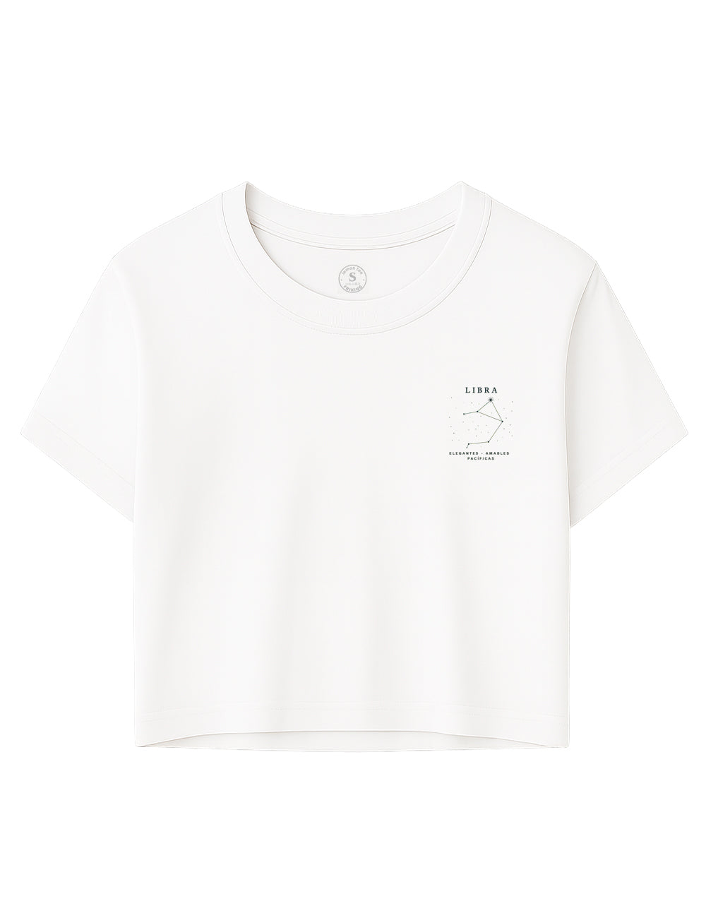 Camiseta Crop Libra Clasic. L 551