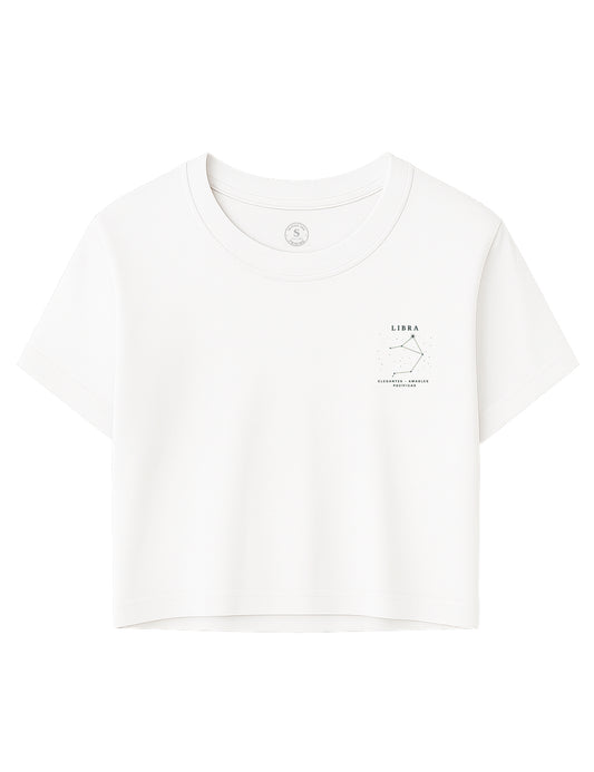 Camiseta Crop Libra Clasic. L 551
