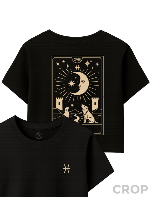 Camiseta Piscis Tarot Crop. L 579