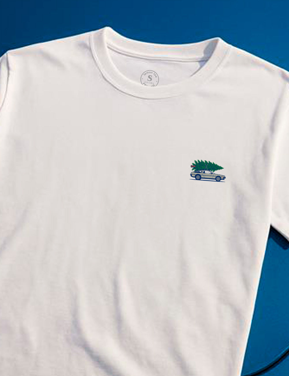 Camiseta The Delorean Christmas. L1331 Express