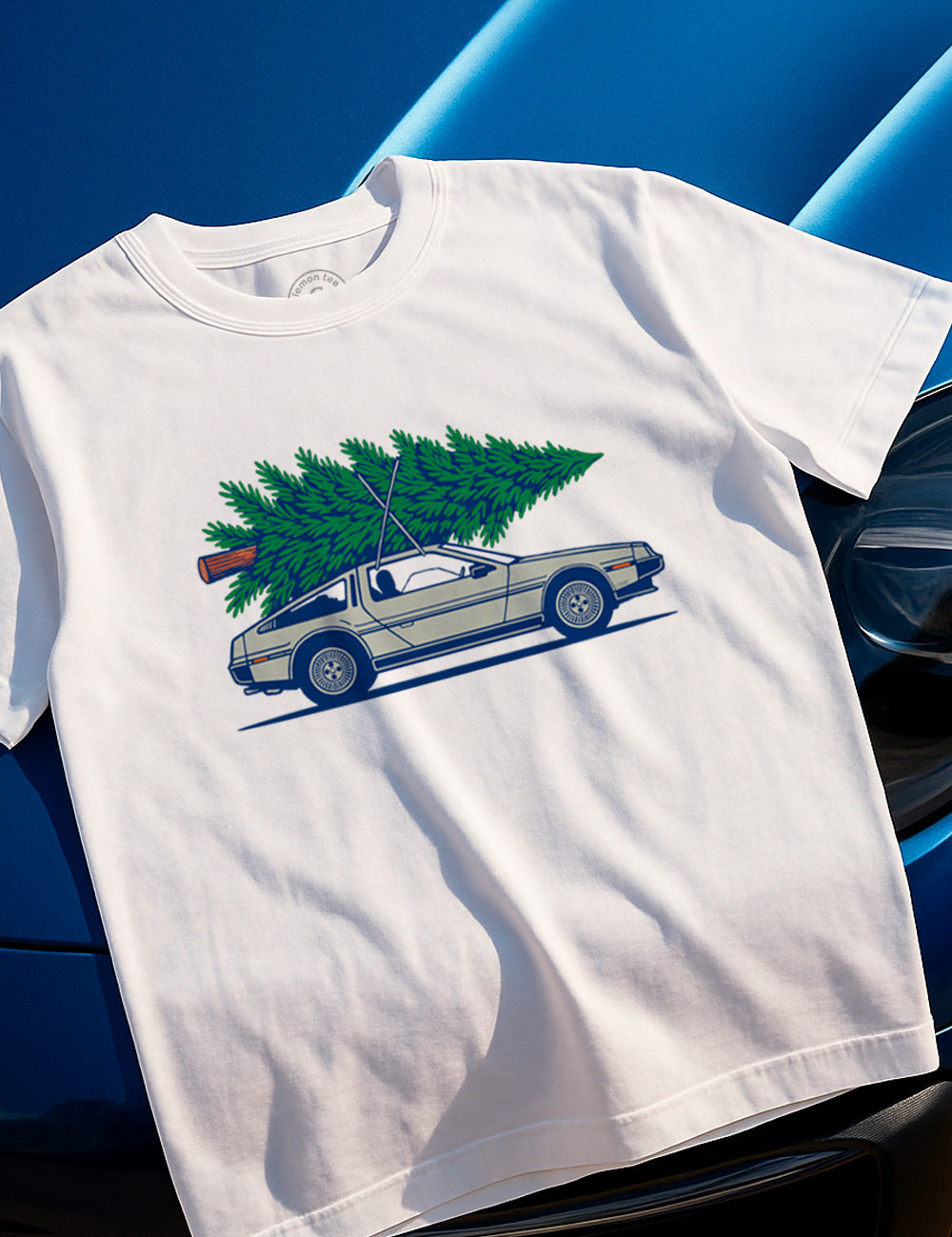 Camiseta The Delorean Christmas. L1330