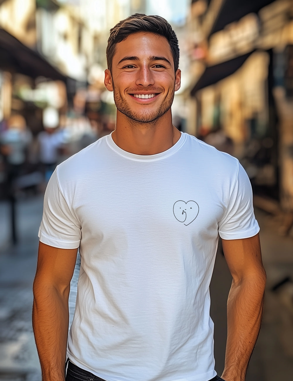 Camiseta Dedo Corazón. L 281