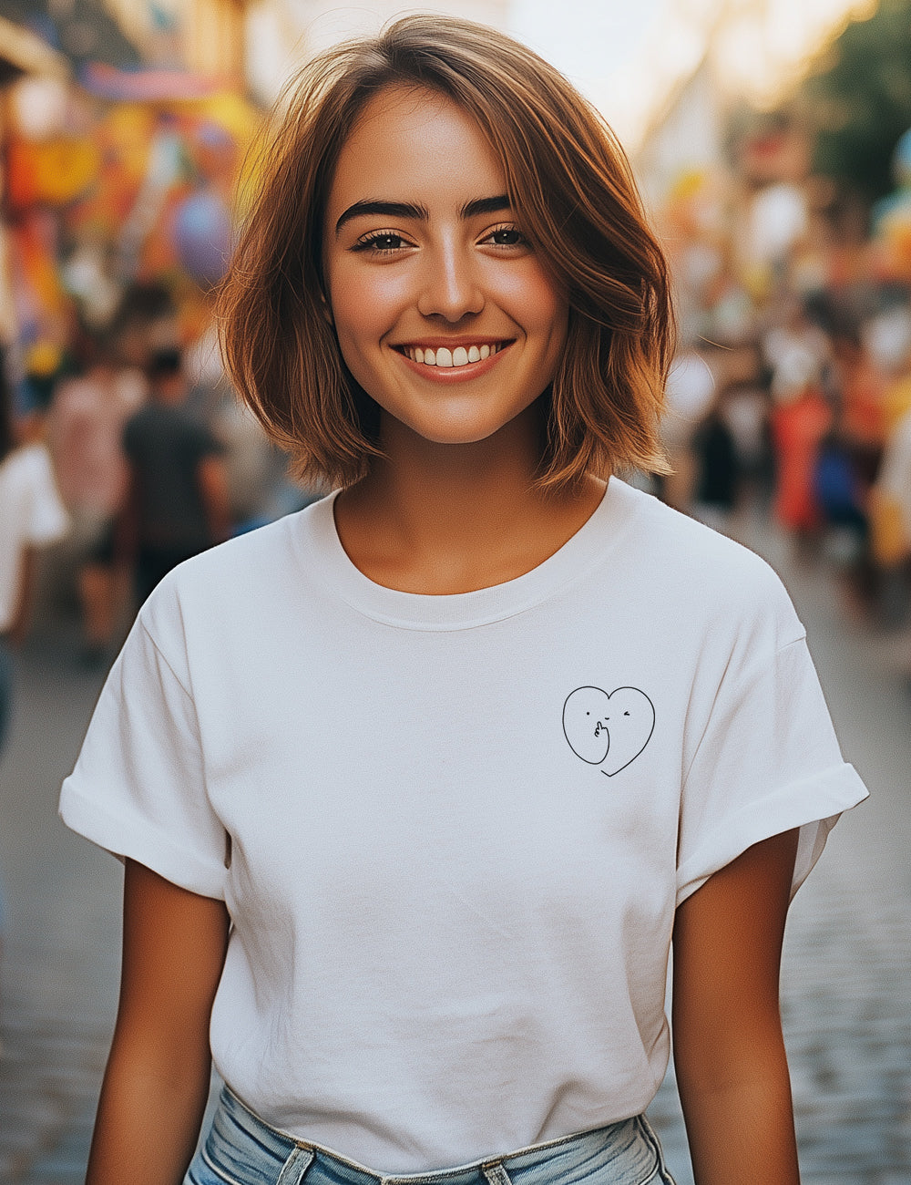Camiseta Dedo Corazón. L 281