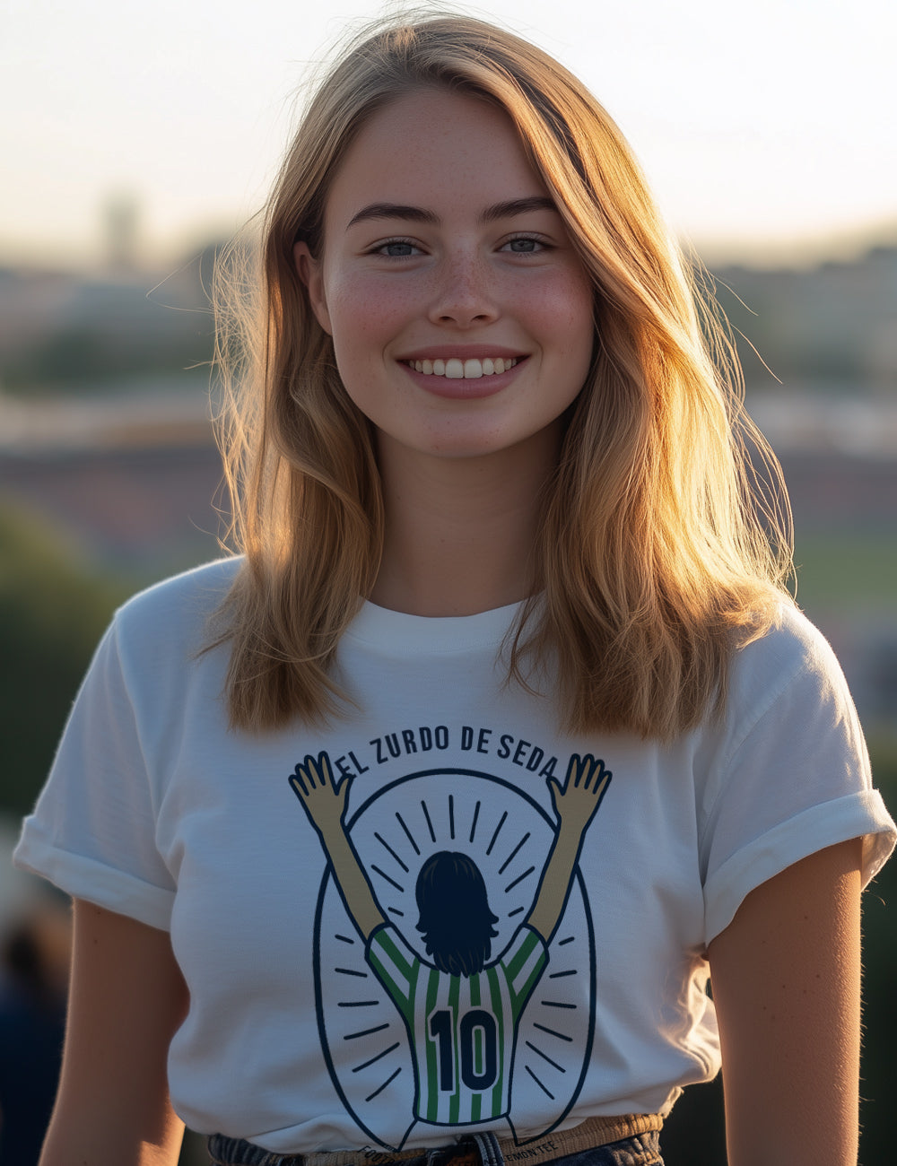 Camiseta El Zurdo de seda. L 613