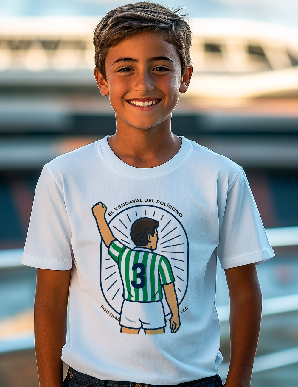 Camiseta El Vendaval del polĂgono. L 612 Kids