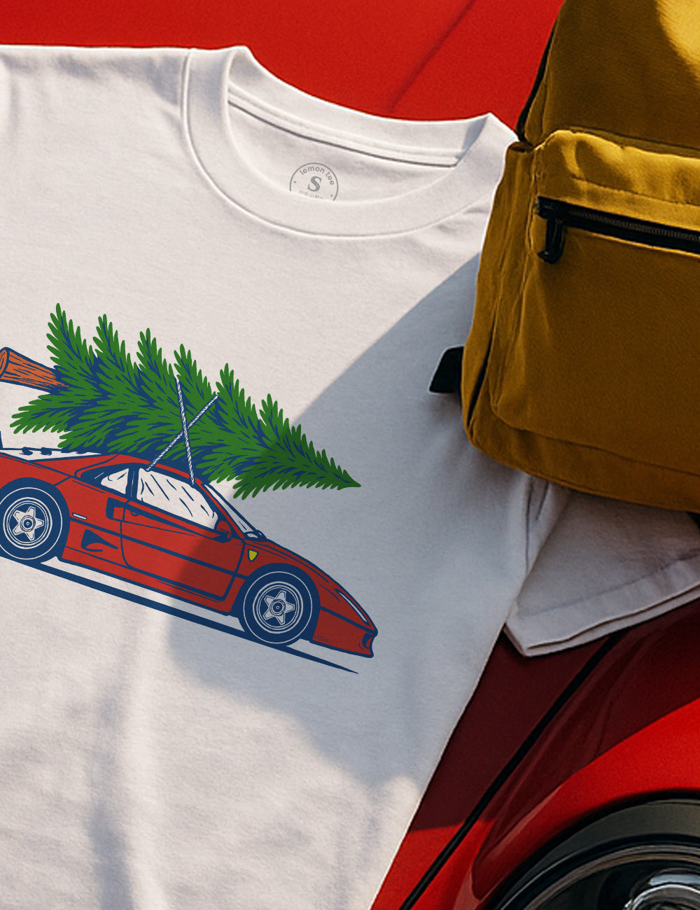 Camiseta The Ferrari Christmas. L1324