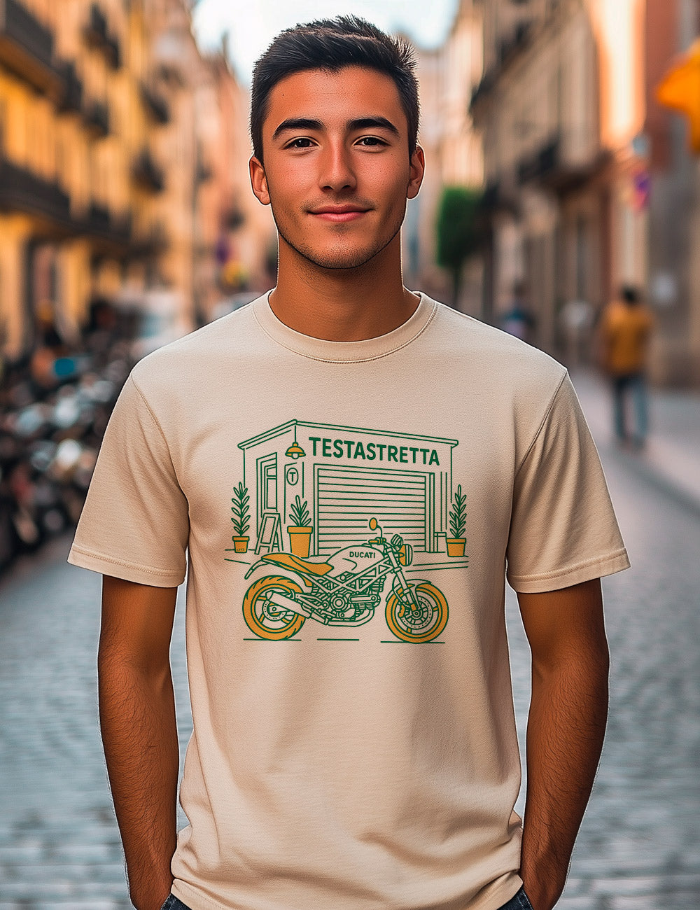 Camiseta Testastretta. L 473
