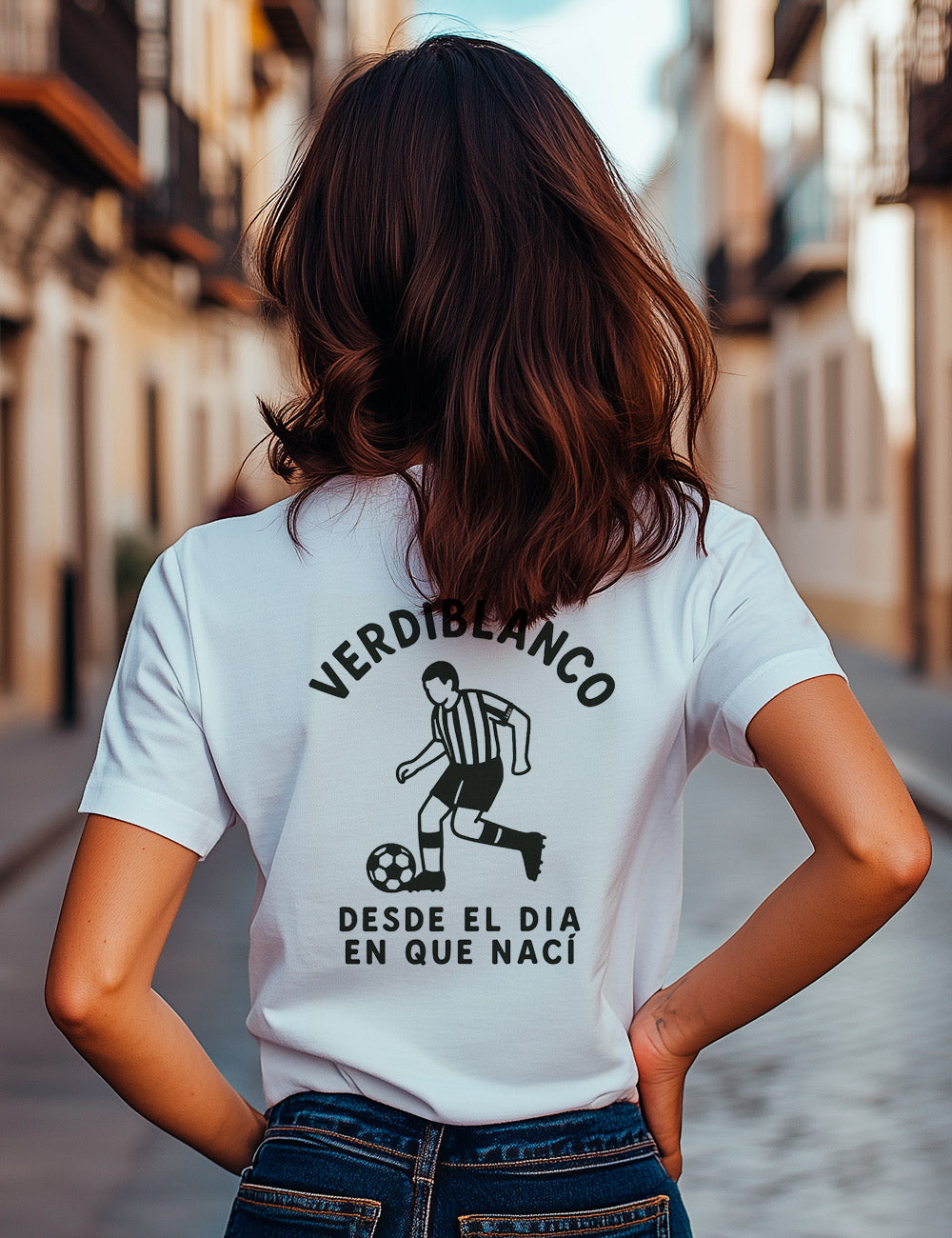 Camiseta Verdiblanco desde que nací. L 657
