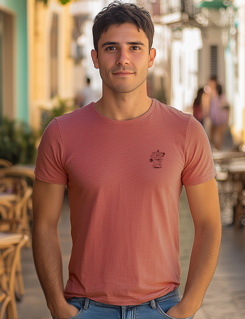 Camiseta My name is Moka. L 100