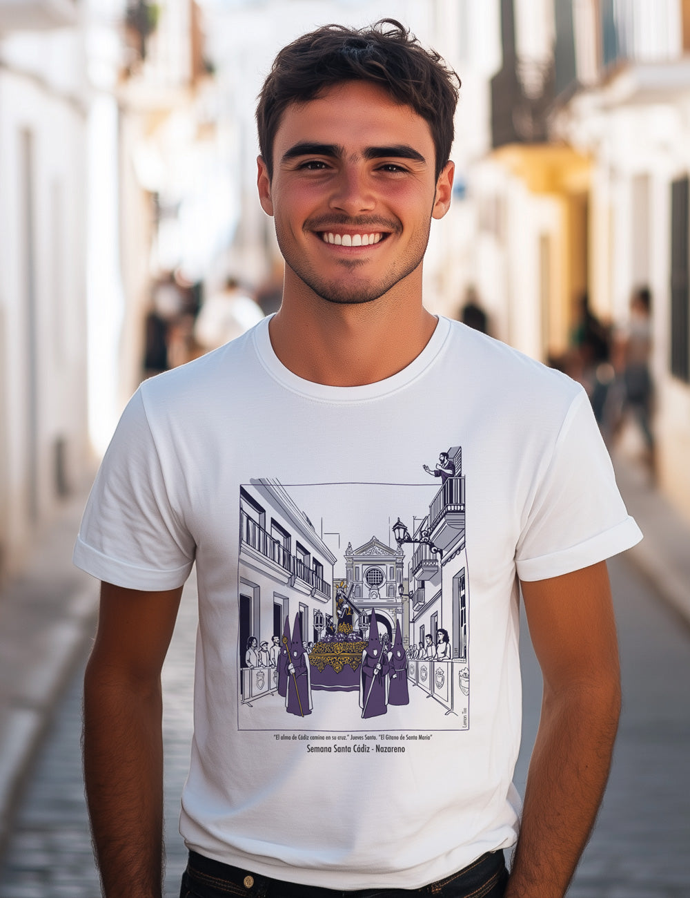 Camiseta El Nazareno. Semana Santa de Cádiz. L 349