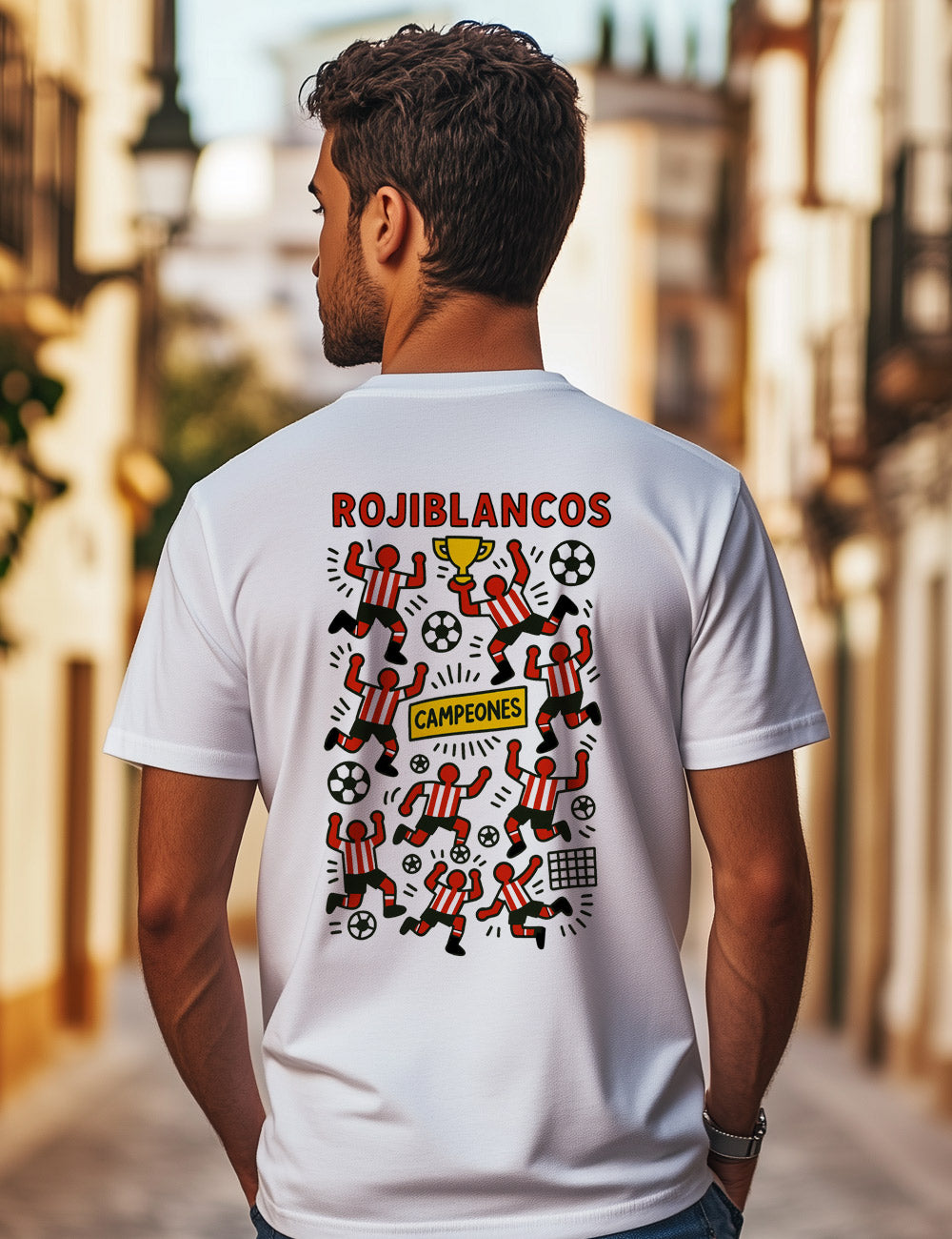 Camiseta Goligoles Rojiblanco Almería. L 664
