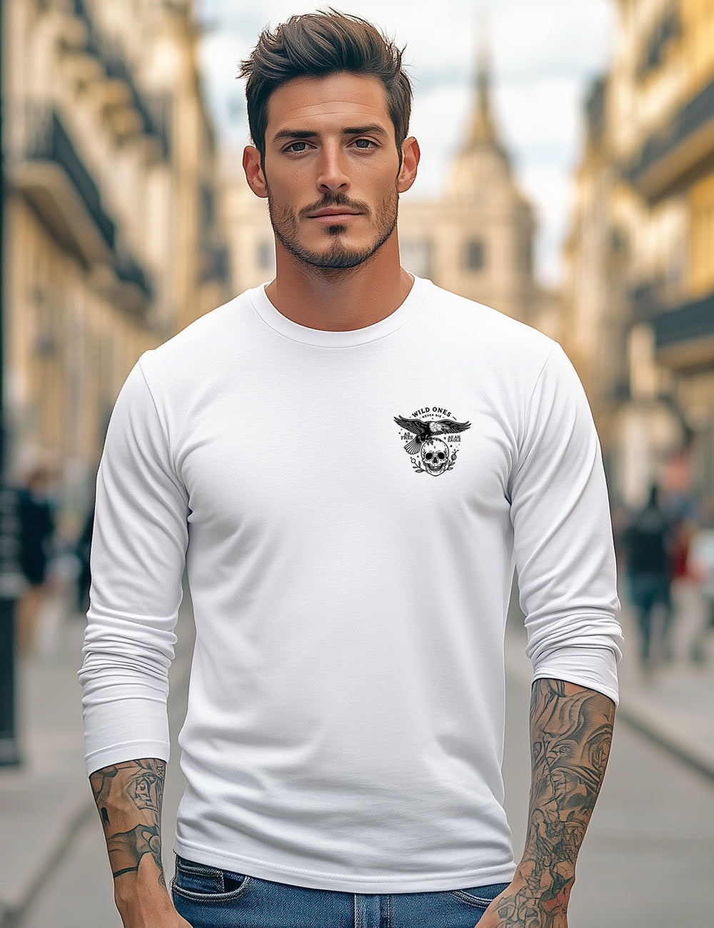 Camiseta manga larga. Wild Ones. L 180