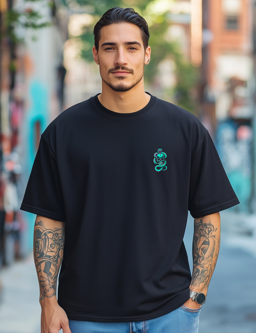 Camiseta Never Surrender. L 181 (Oversize)
