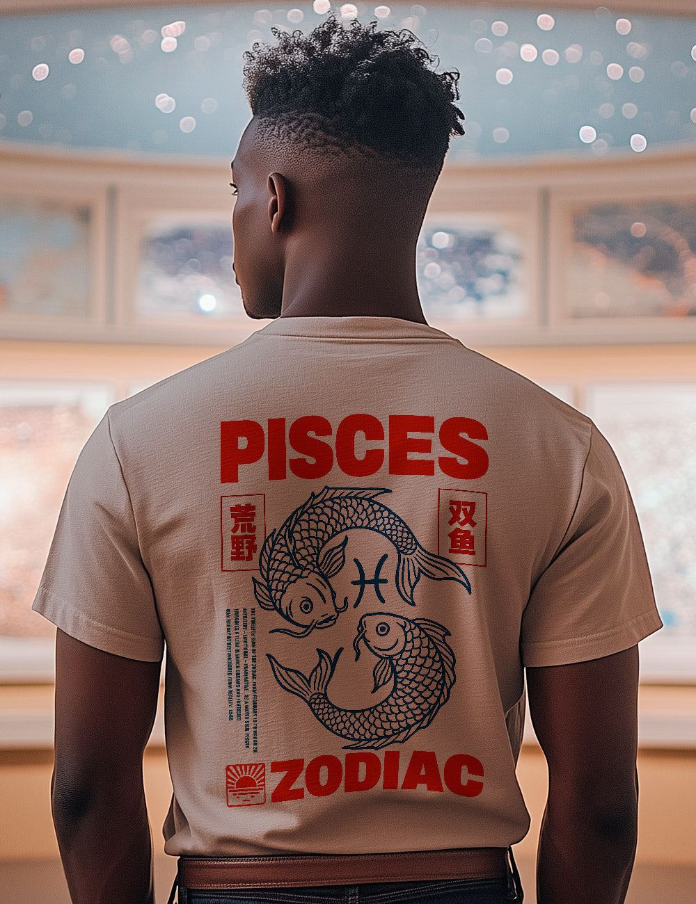 Camiseta Pisces Zodiac. L 566