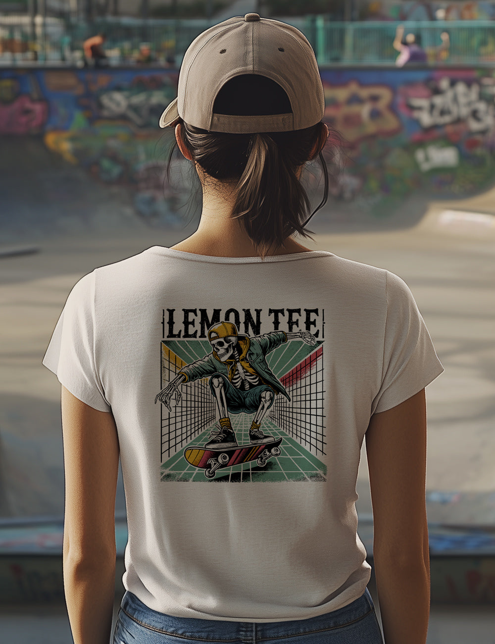 Camiseta Skeleton Skate. L 135