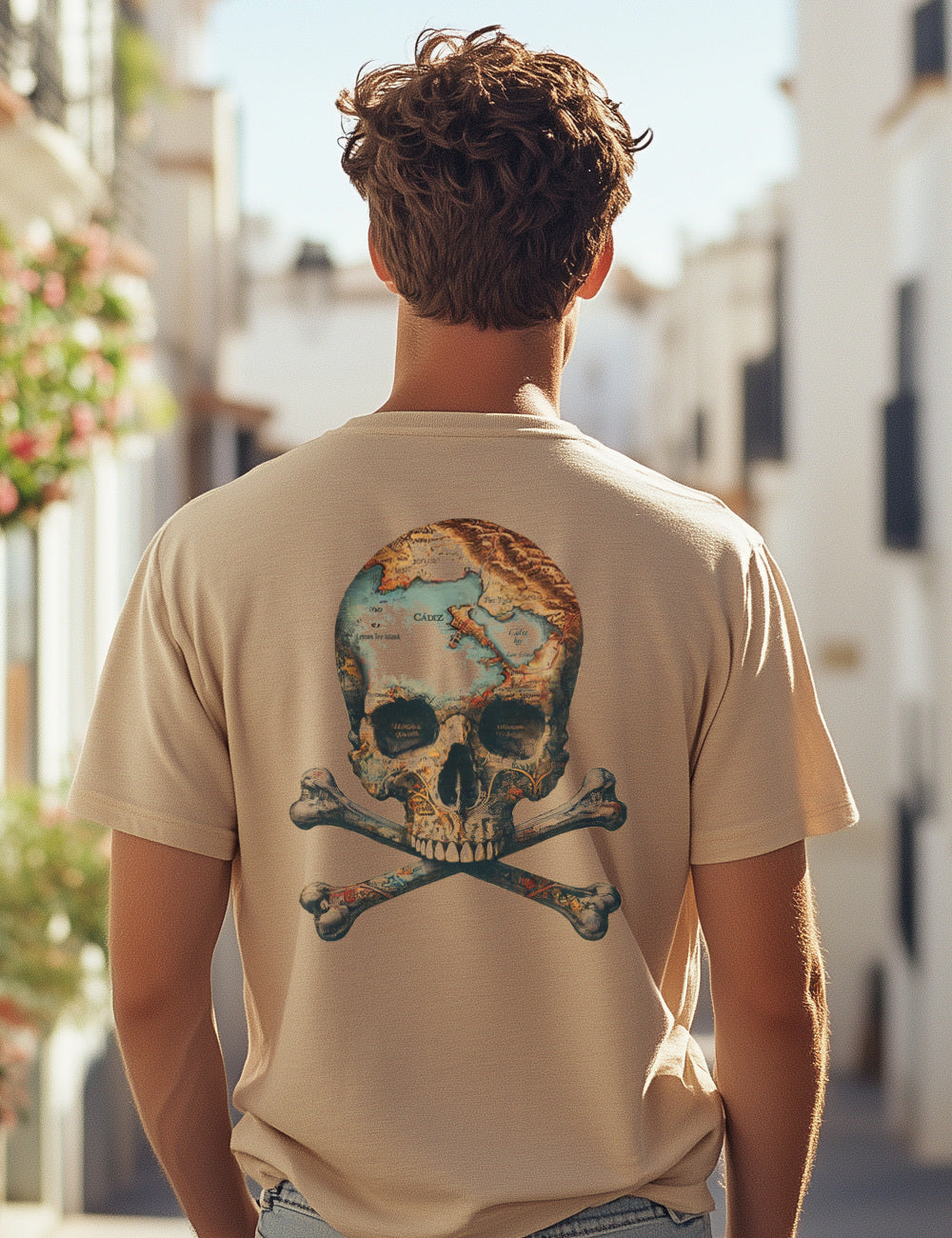 Camiseta Skull Cádiz. L 246