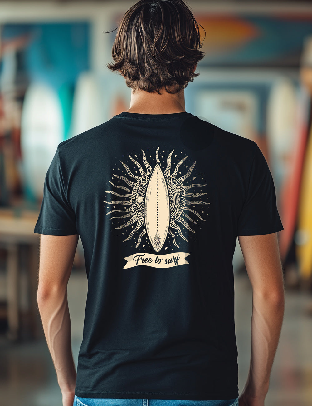 Camiseta Free to surf. L 165