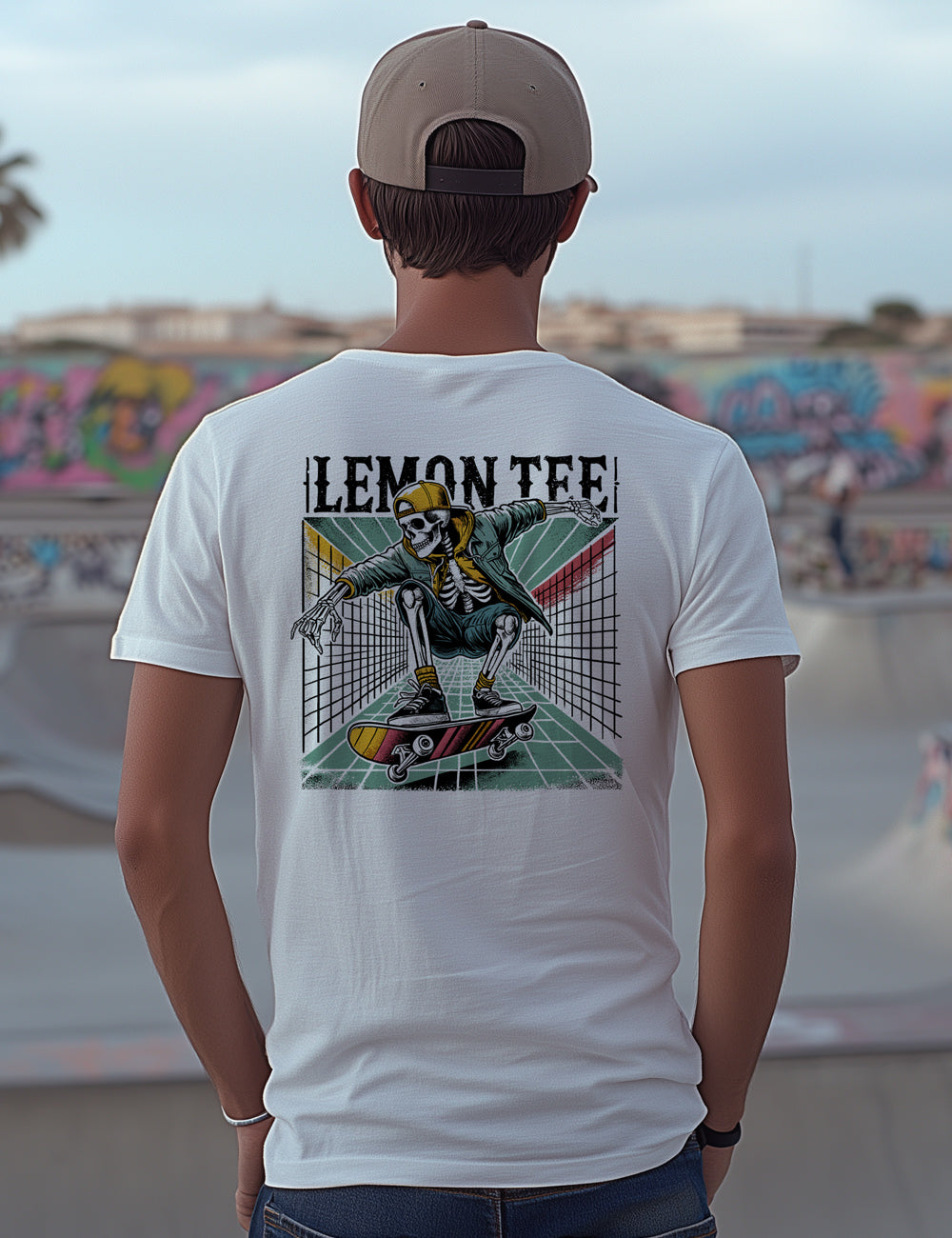Camiseta Skeleton Skate. L 135