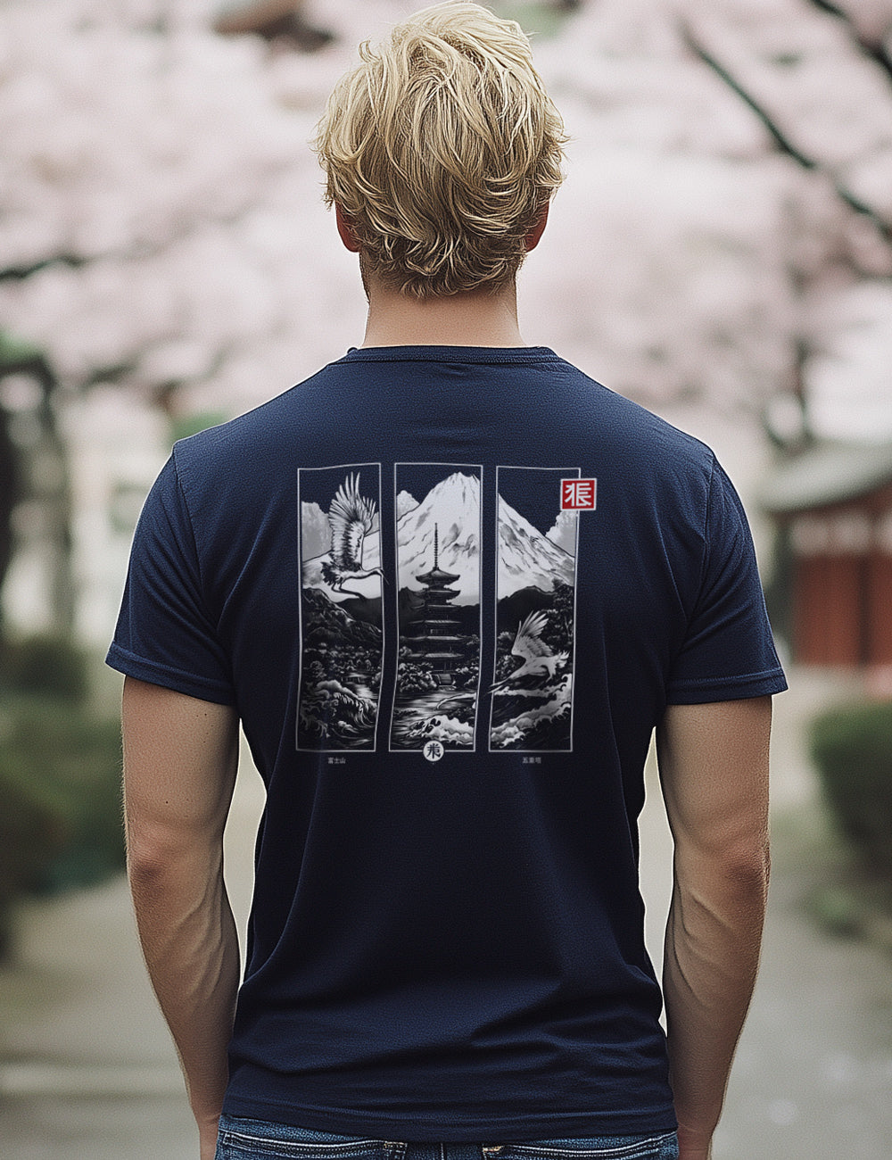 Camiseta Path of Cranes. L 112