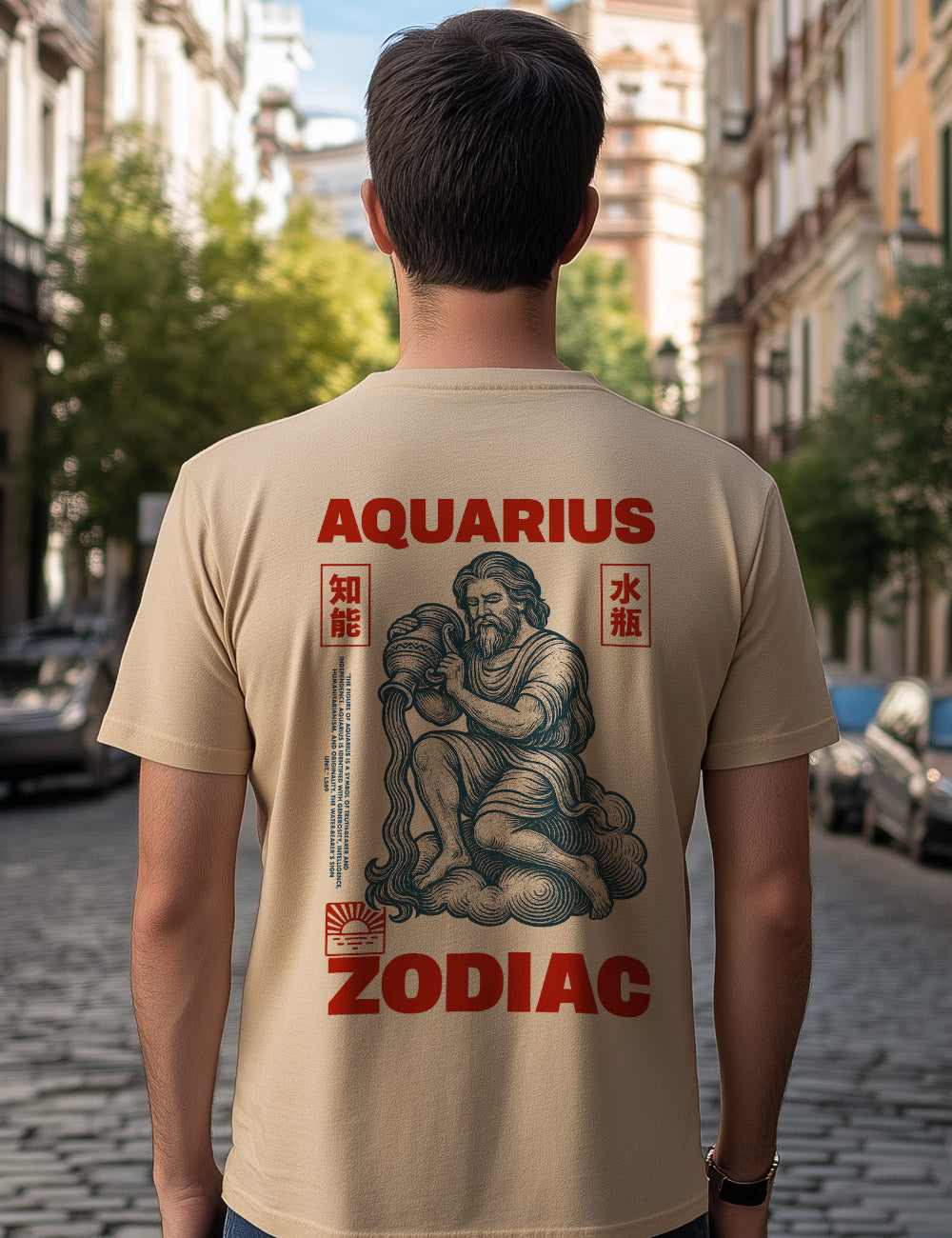 Camiseta Aquarius Zodiac. L 569