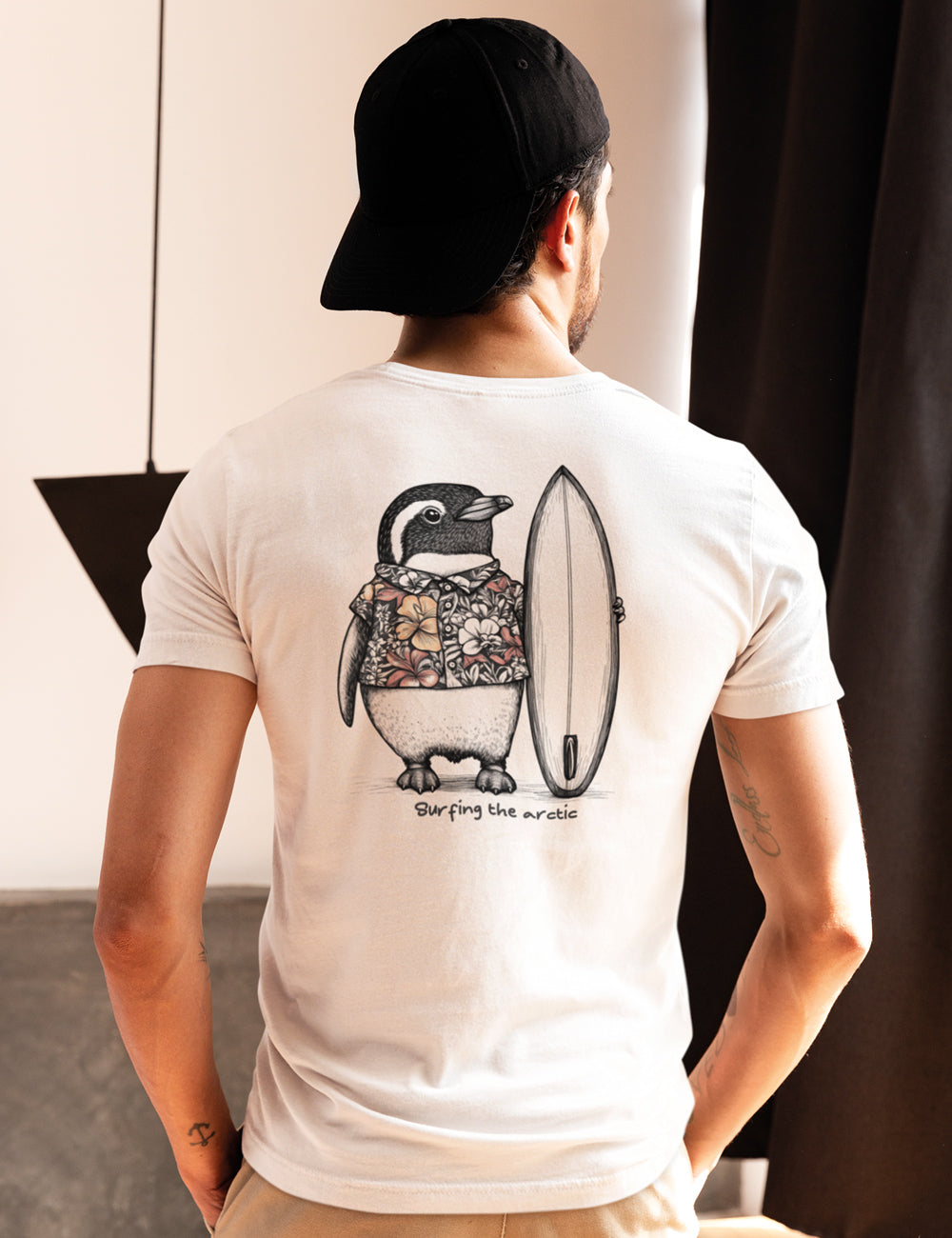 Camiseta Surfing the arctic. L 131