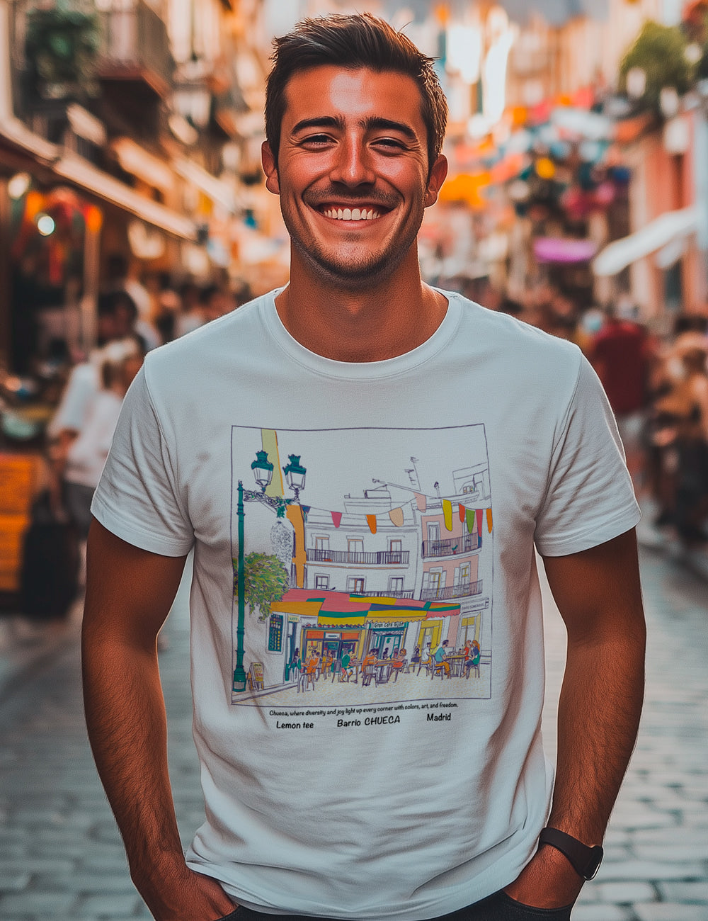 Camiseta Barrio de Chueca. L 277