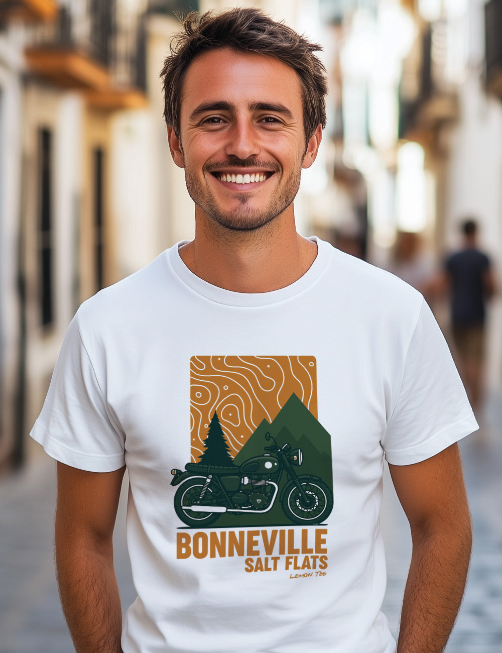 Camiseta Bonneville salt flats. L 457