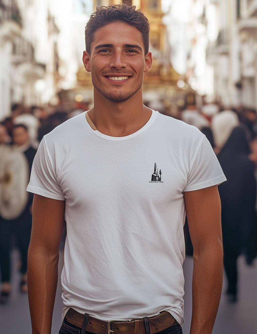 Camiseta Virgen del Rocio. Málaga. L 365